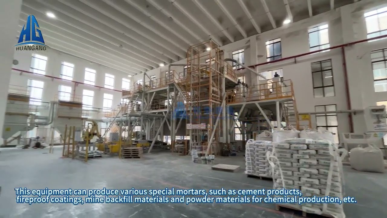 Factory Plant Wall Putty Coat Dry Mix Powder Mixing Machine Mini Mortar Mixer with Cheap Price
