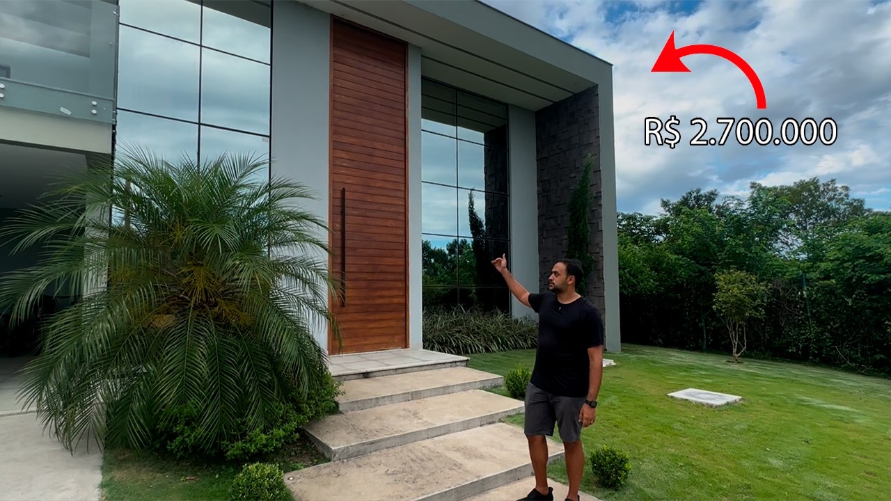 Casa incrível de 380m2 no Alphaville Rio das Ostras | Tour completo