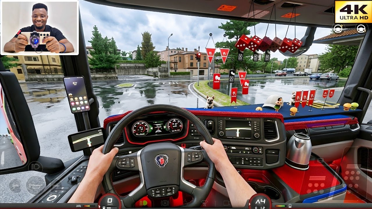 Truckers Of Europe 3 - Books Delivery Milano to Stuttgart | Ultra Graphics 4K Gameplay 