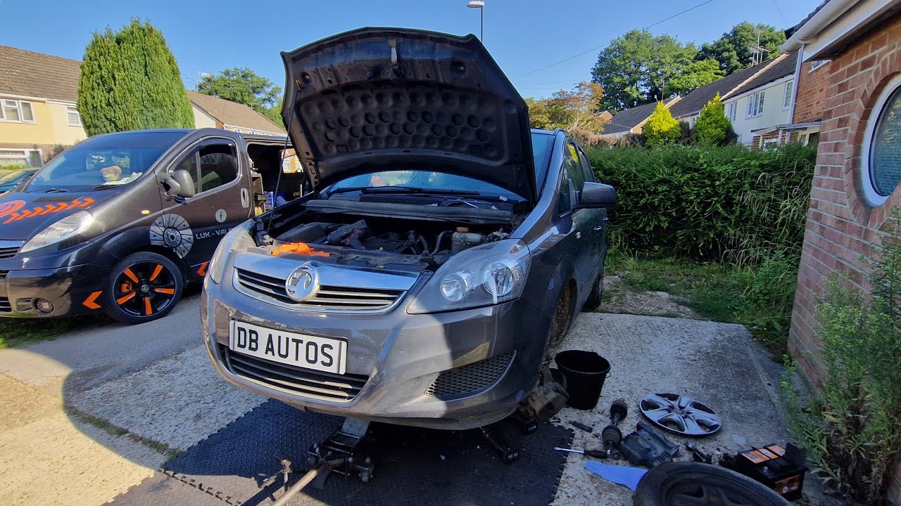VAUXHALL ZAFIRA 1.8 CLUTCH REPLACEMENT  (Tutorial,)
