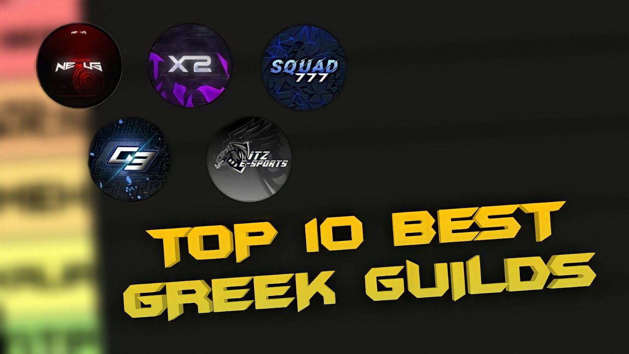😱😍Top 10 καλύτερες guild στην Ελλάδα😍😱Top 10 best guilds in GREECE🇬🇷{ Free Fire }
