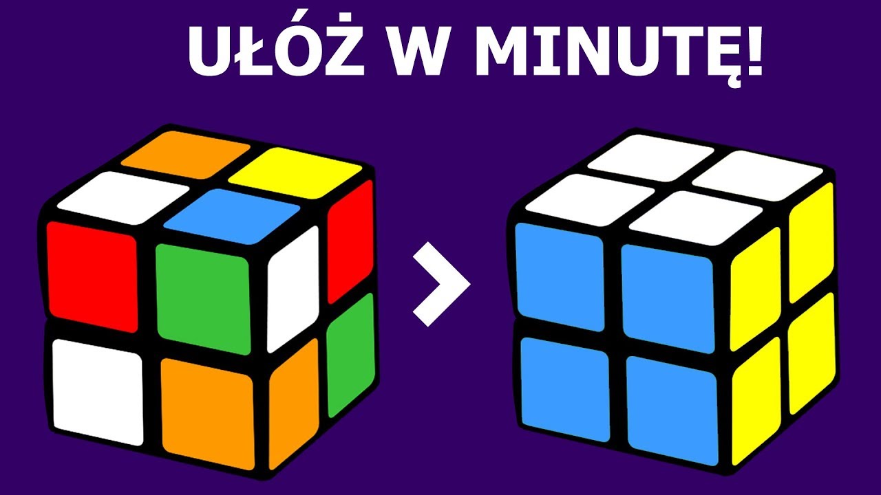 Jak w minutę ułożyć kostkę Rubika 2x2 | Najszybszy poradnik