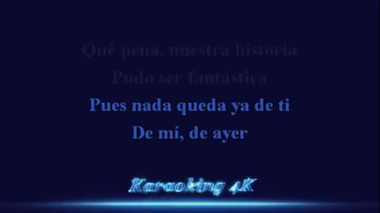 CULPABLE O NO KARAOKE - LUIS MIGUEL - TONO MUJER
