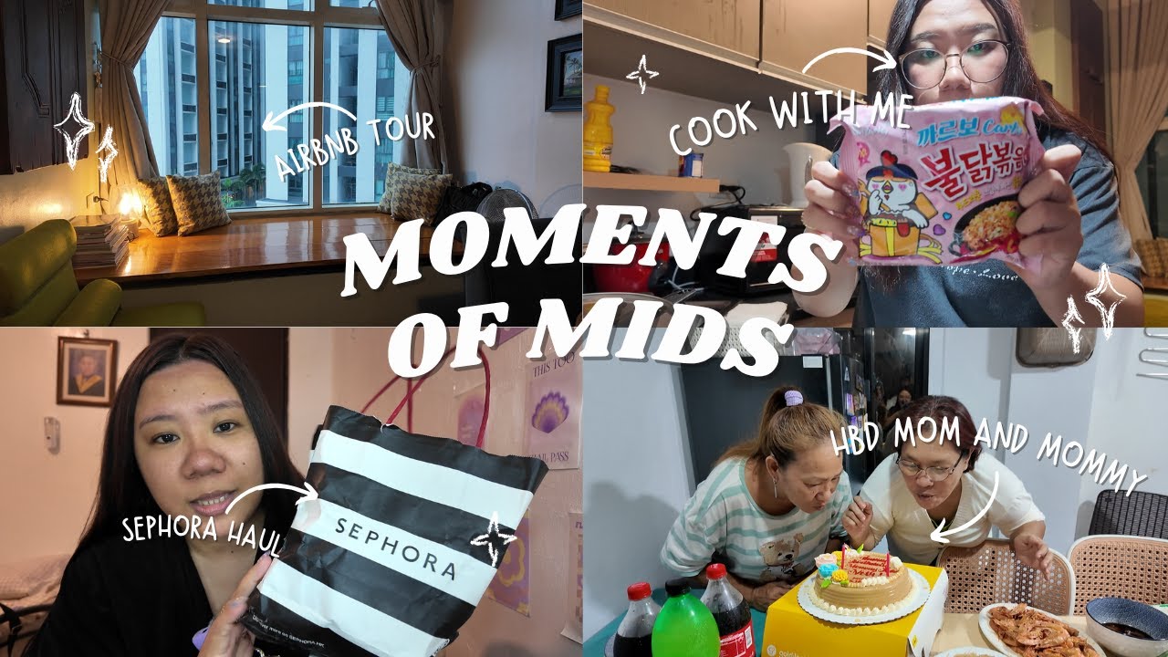 AIRBNB TOUR, SEPHORA HAUL, DOUBLE BIRTHDAY CELEBRATION - M.O.M DIARIES VOLUME 2