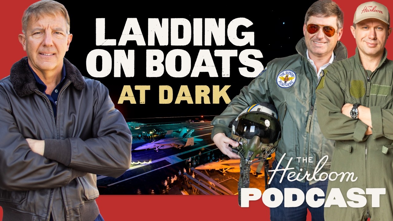 LANDING ON BOATS AT DARK! - Naval Aviator Col. Craig Ziemba joins us on @theheirloomnetwork