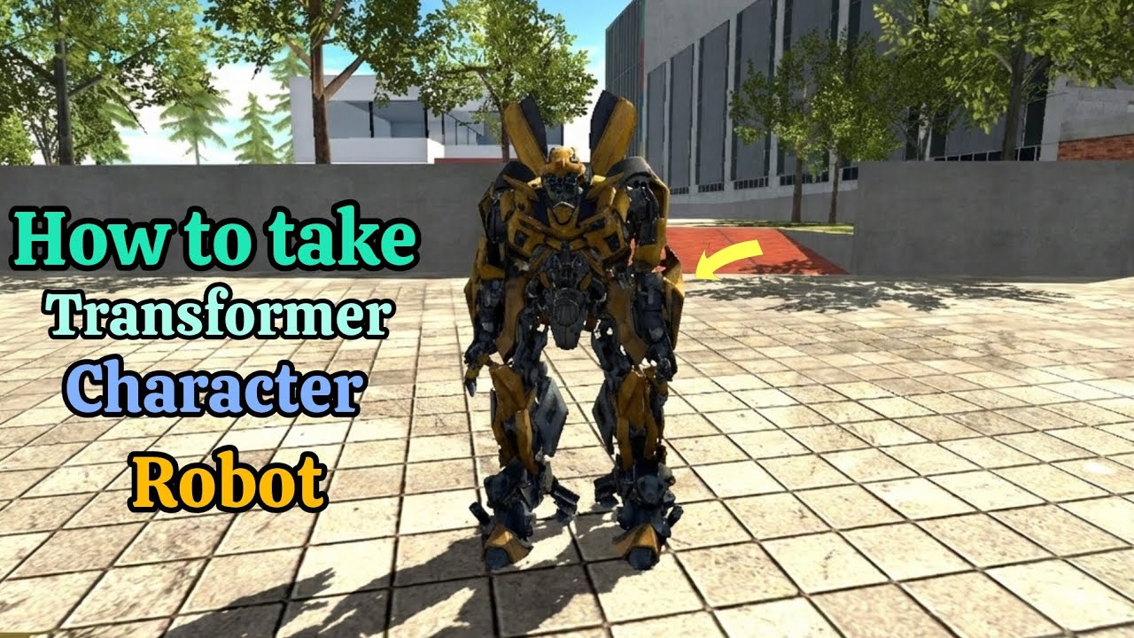 How to take transformer character robot in Indian bikes driving 3D