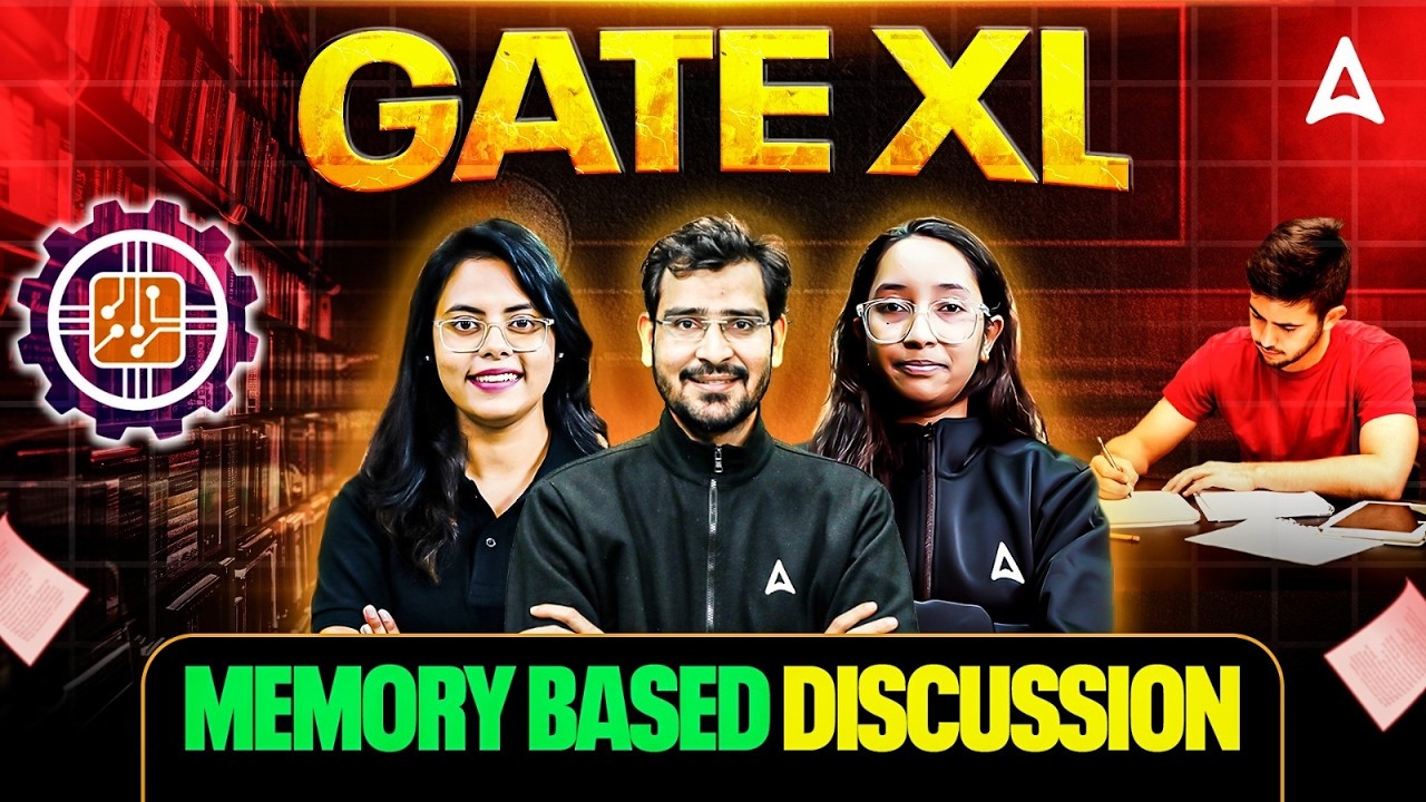 GATE XL 2026 | GATE XL MEMORY BASED DISCUSSION