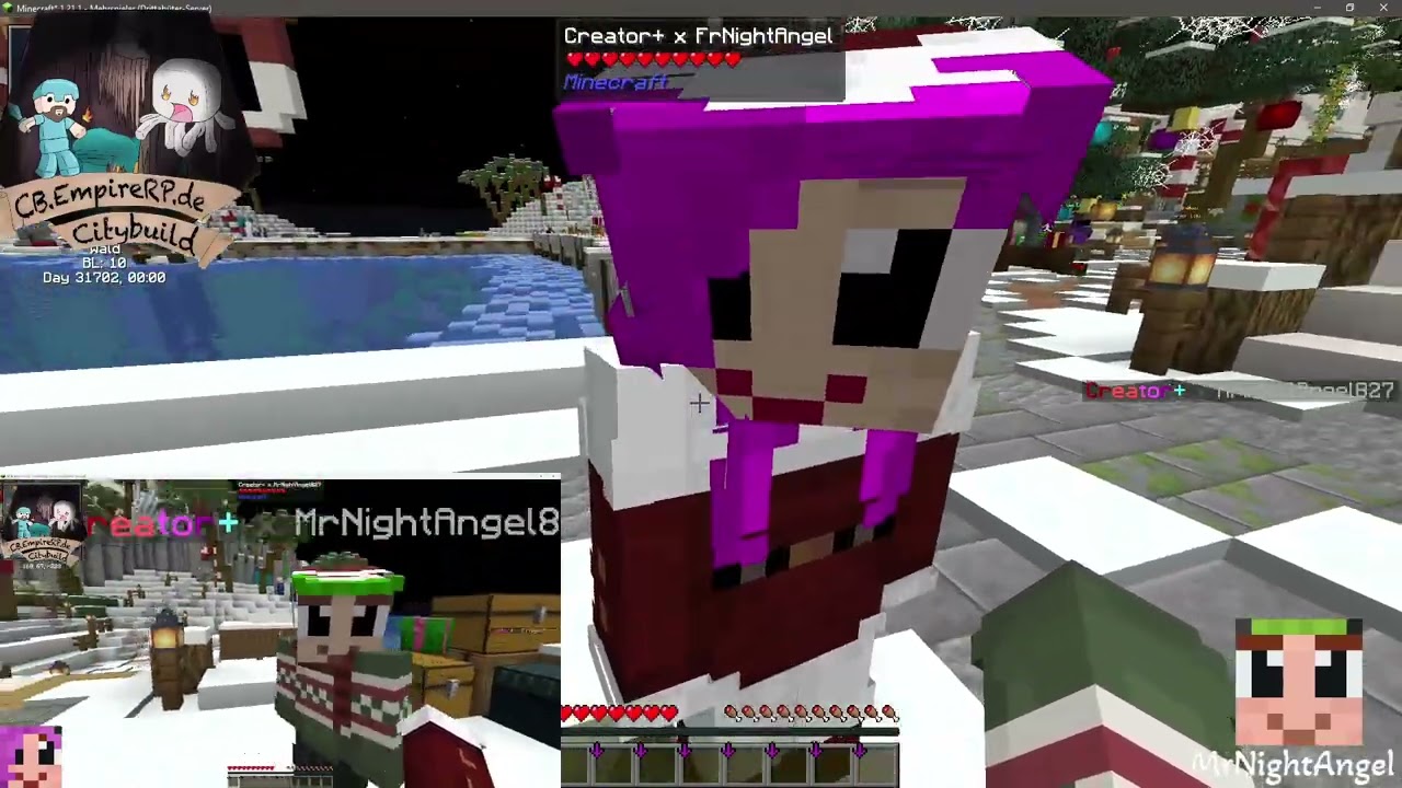 So fertig umgezogen heute wird wieder Minecraft auf CB.EmpireRP.de gespielt VOD 12.12.2025
