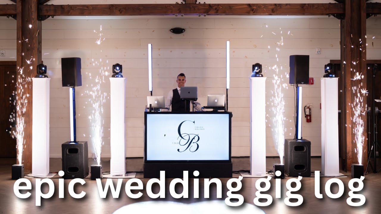 DJ GIG LOG // SUMMER WEDDING 2023