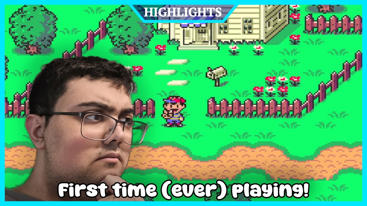 Gen Z gamer plays Earthbound for the FIRST TIME | Highlights Ep1