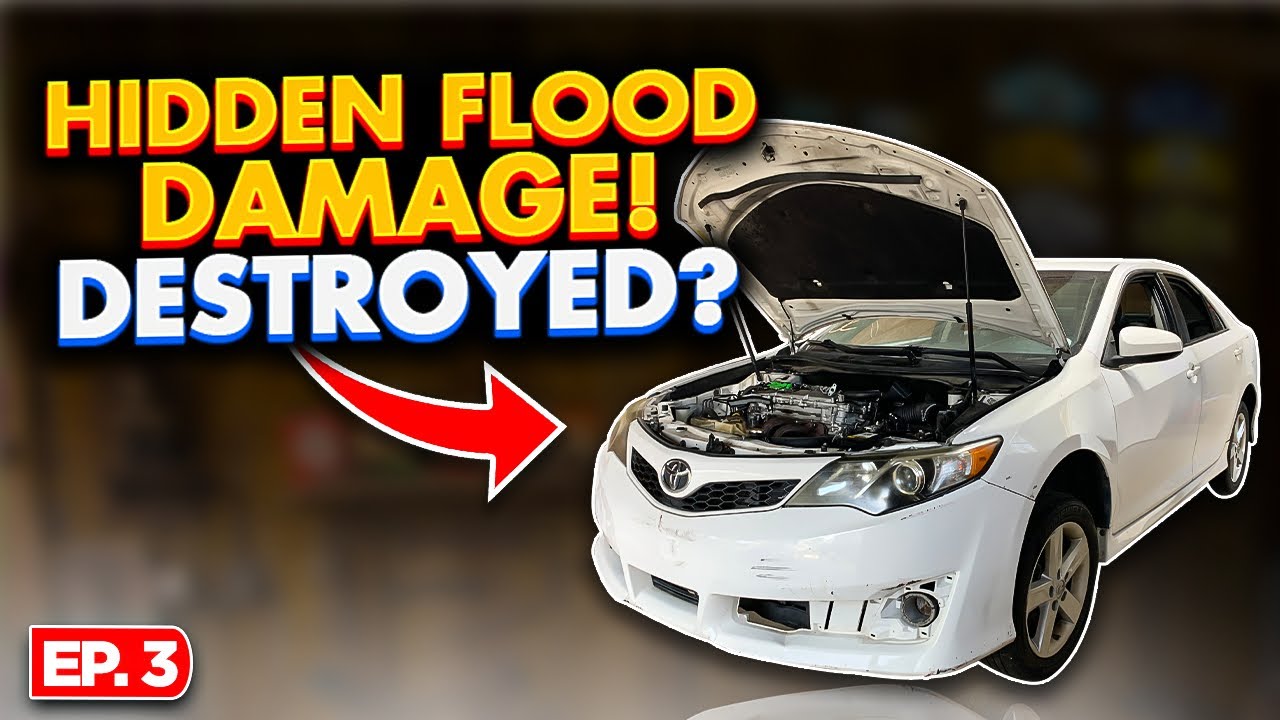 Flood Damaged Toyota Camry | Detailing the Interior and Trying to Start the Engine Ep. 3
