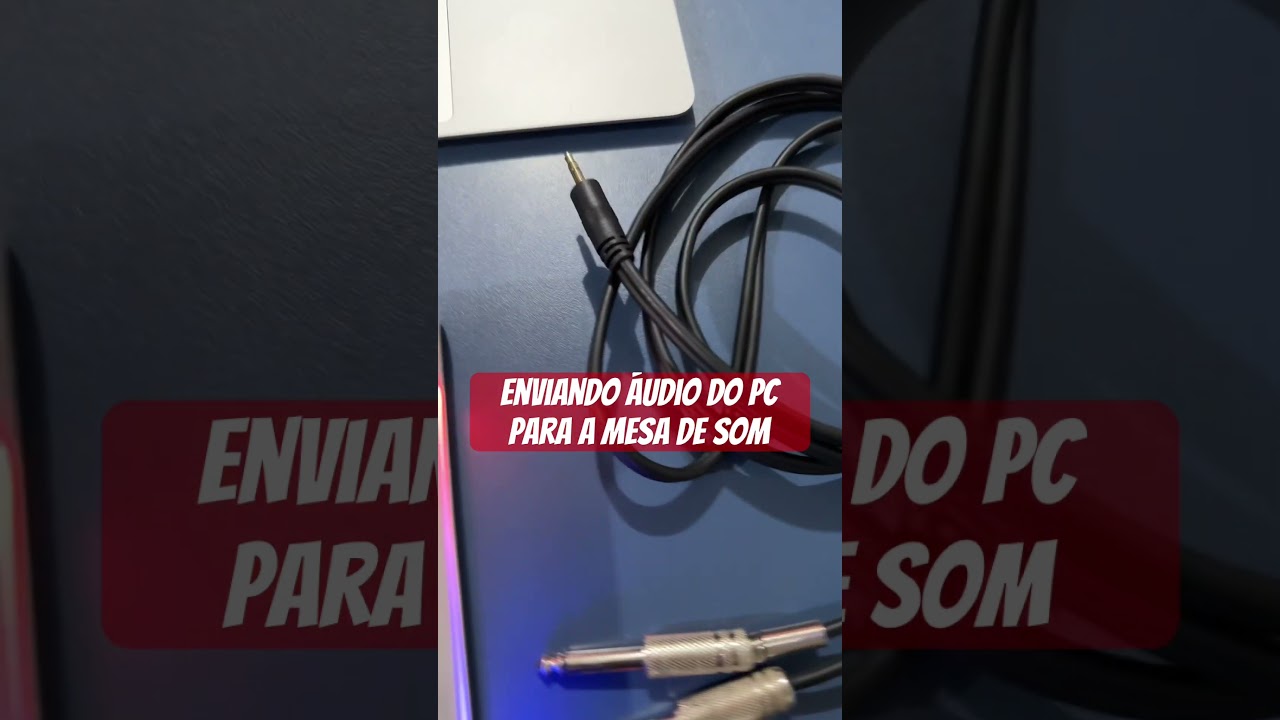 Como enviar o &aacute;udio do computador para a mesa de som#mesadesom #mesavs2pro #interfacedeaudio
