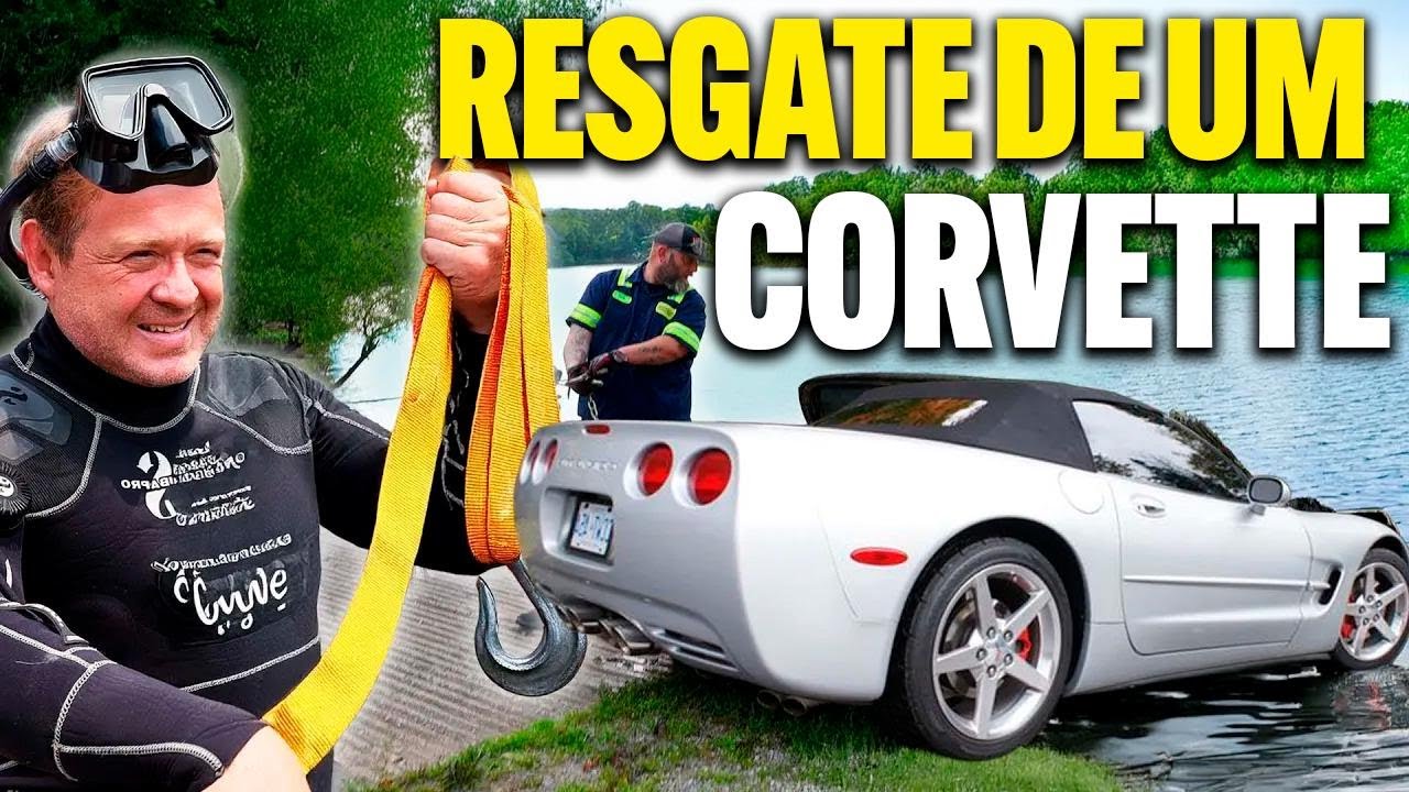 Corvette conversível ficou 15 anos escondido no rio – Resgatamos essa relíquia!