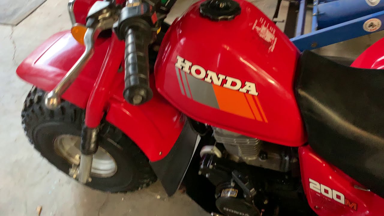 Nice barn find 1985 honda atc 200m