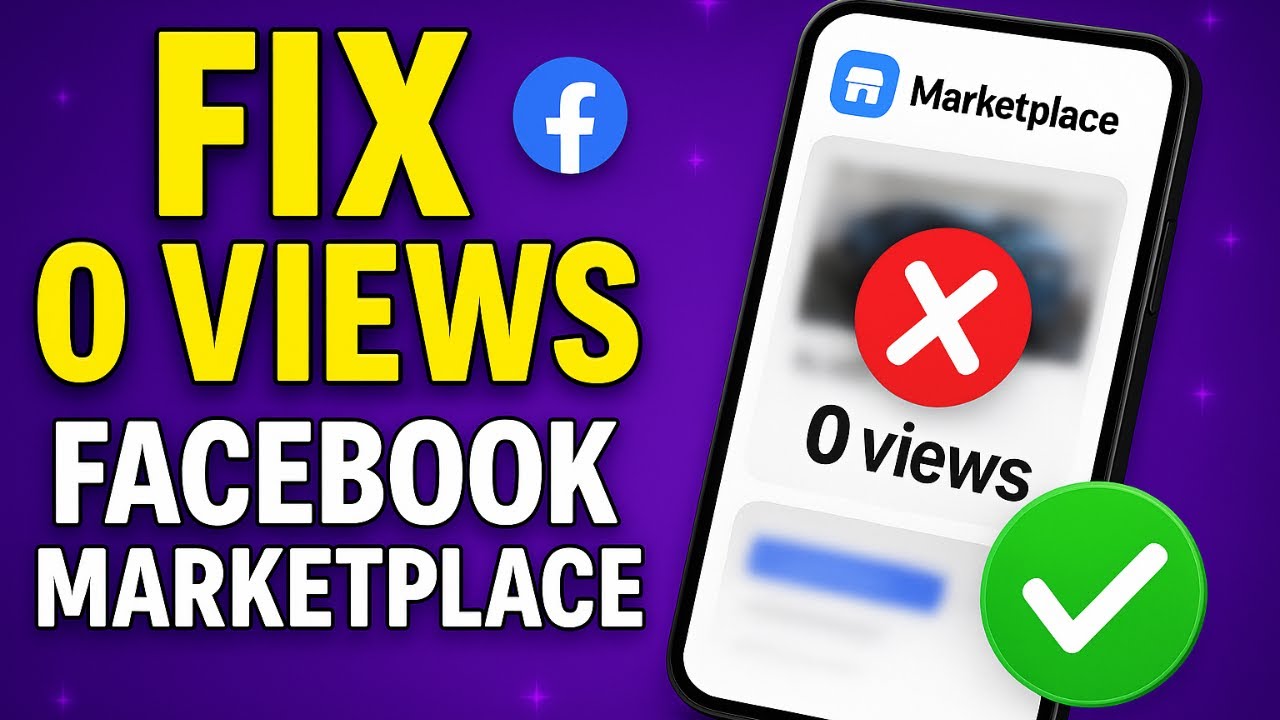 0 Views Facebook Marketplace PROBLEM (FIX)