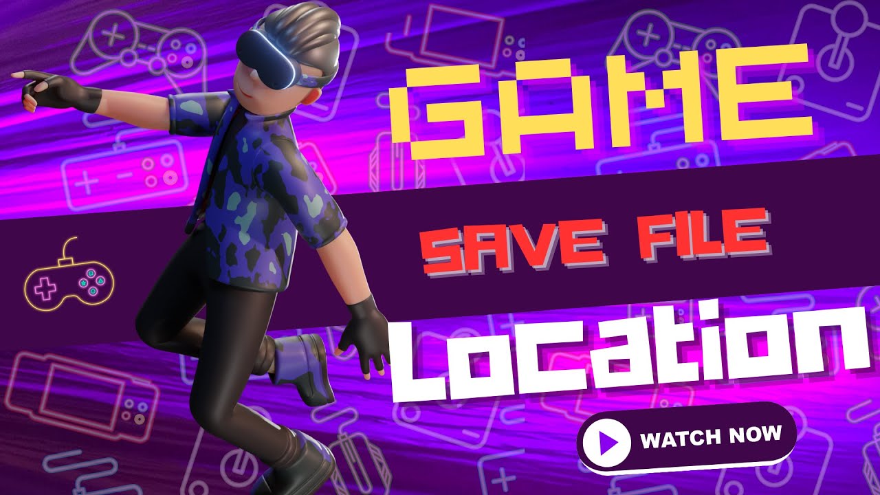 How to Find Game Save Files For any PC game!!