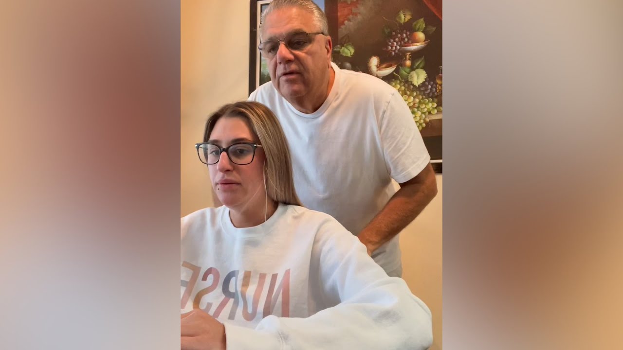 Nursing student passes exam and proud dad's reaction is epic #Shorts