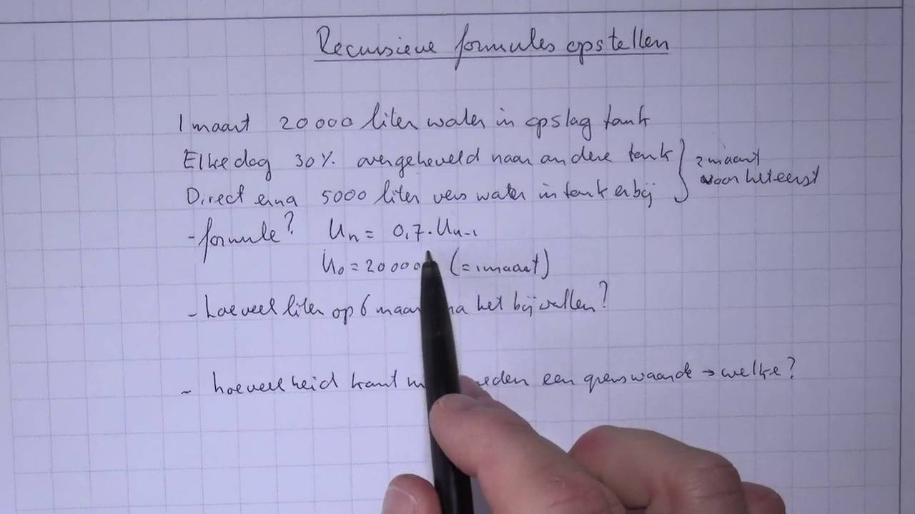 VWO5wisA_H8_3 Recursieve formules opstellen