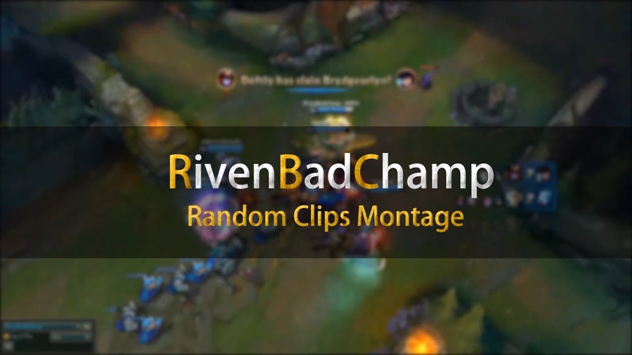 RivenBadChamp Montage - The Hardstuck Plat Prodigy