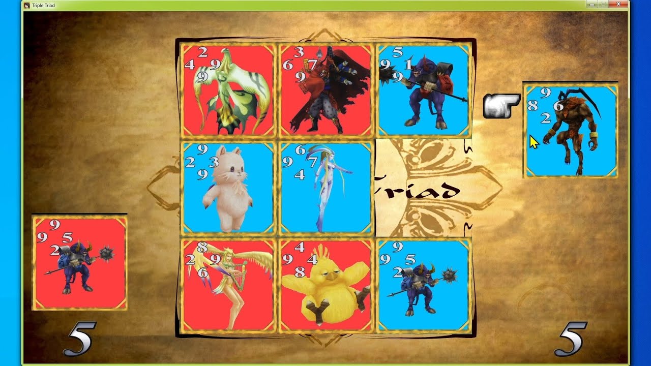 My Triple Triad game (with download link)