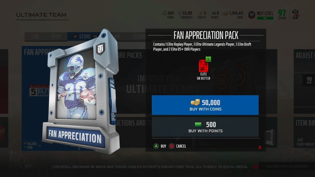 FAN APPRECIATION PACK OPENING MADDEN 18 ULTIMATE TEAM (MIC MESSED UP)