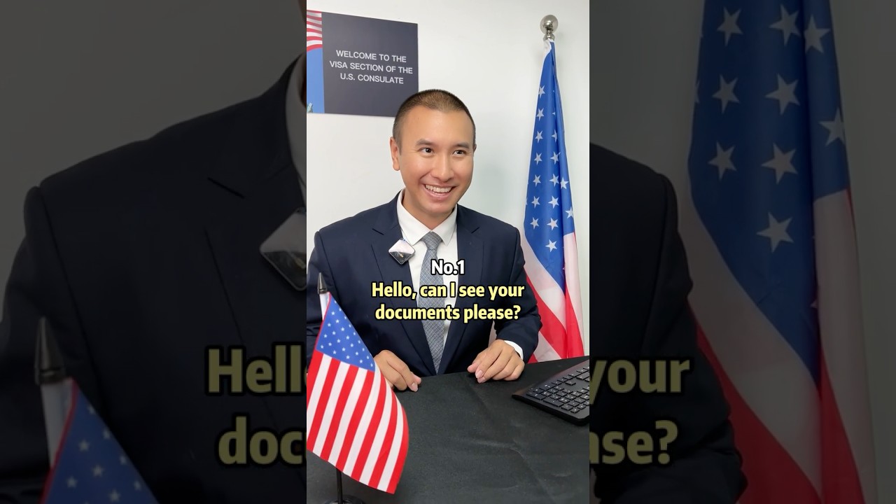 Useful Visa Interview English #learnenglish #english