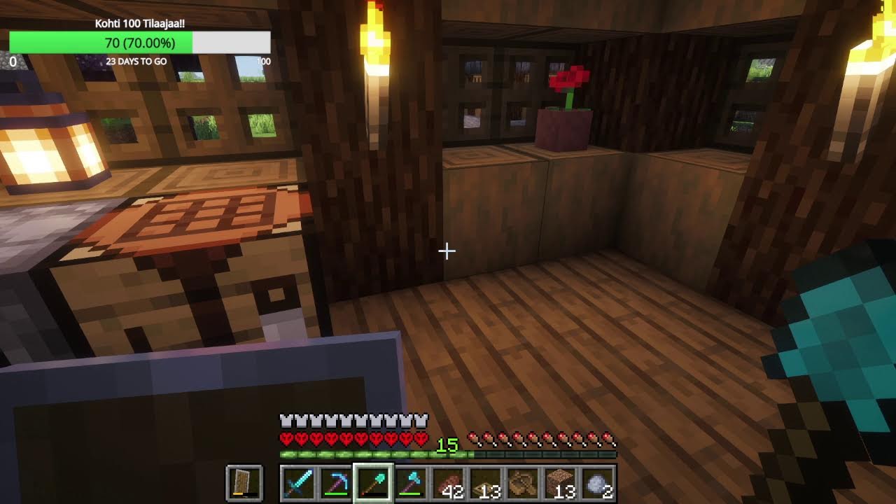 🟢Minecraft Hardcore [ Aamupäivä - Ilta CHILL ]🟢Katsoja pelejä ehk myöhemmin !!