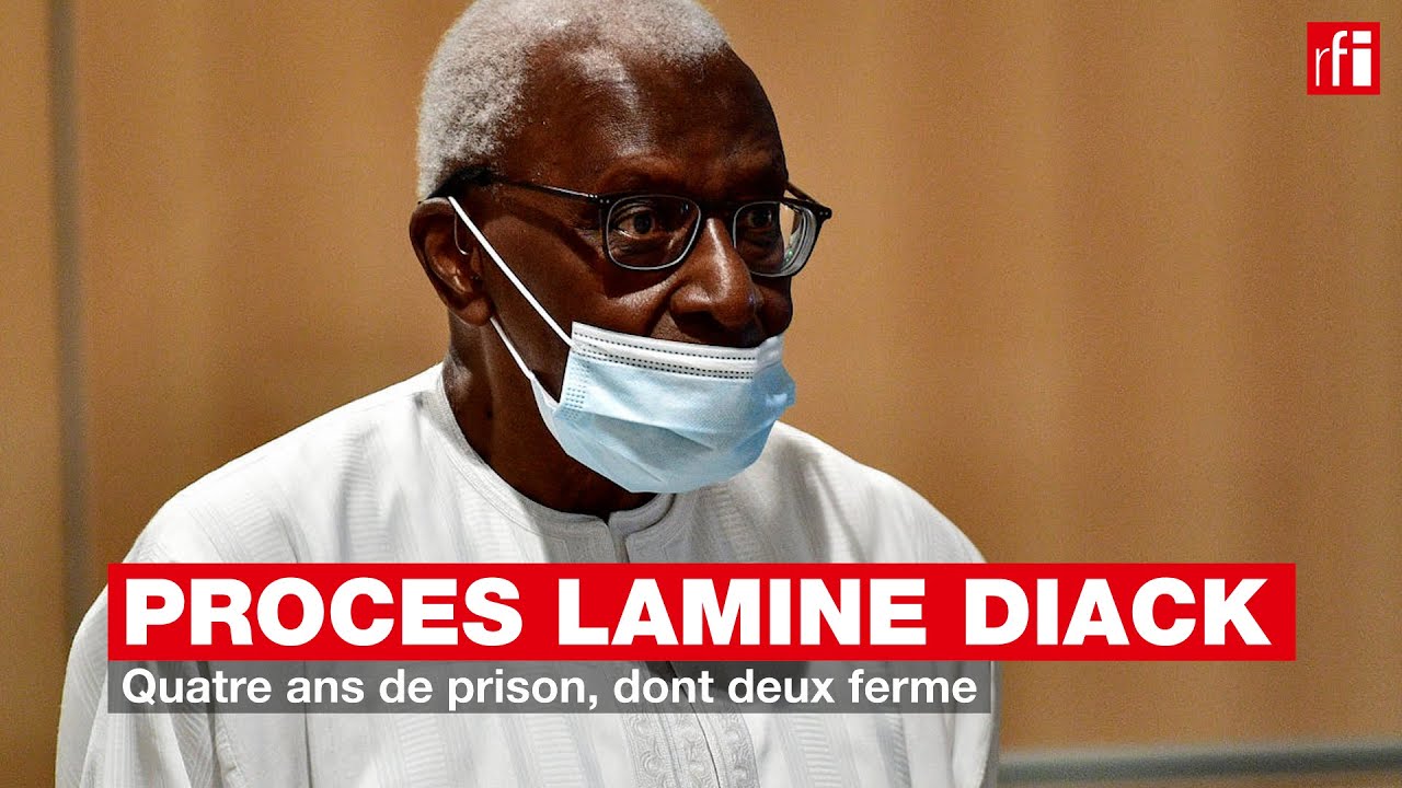 Proc&egrave;s Lamine Diack : quatre ans de prison, dont deux ferme