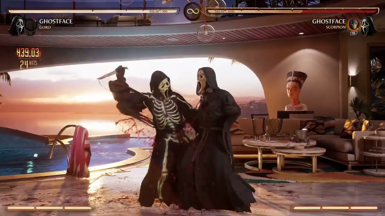 MK1 Ghostface/Goro 44% Combo METERLESS