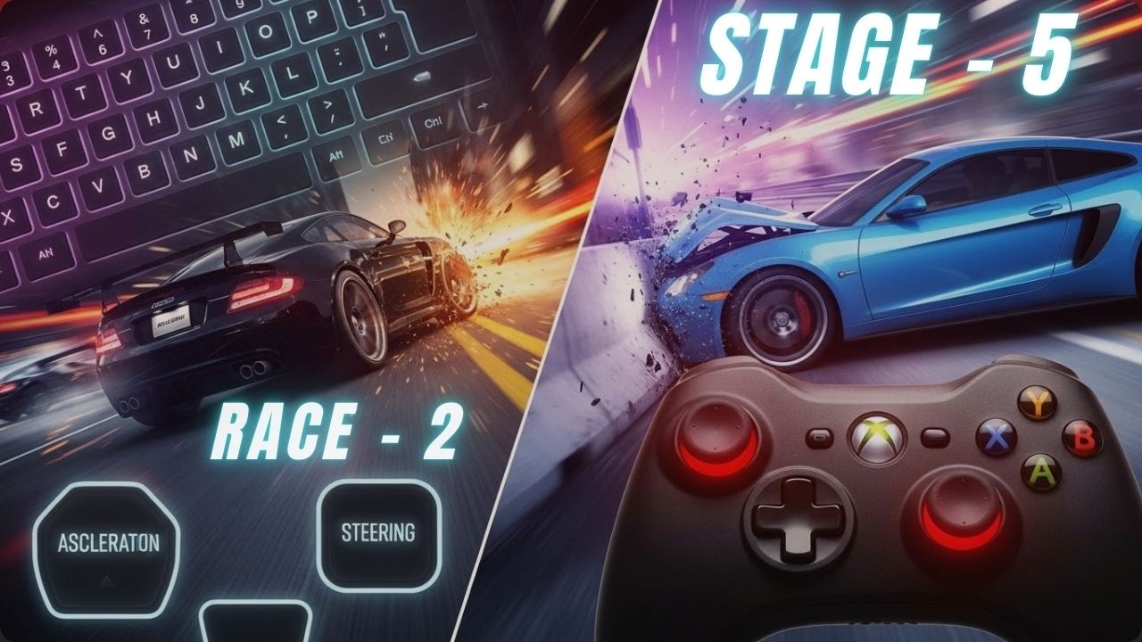 Lamborghini Race in NFS The Run | Stage 5 Race 2 | No Commentary Keyboard (REVEALED)@Amand33P