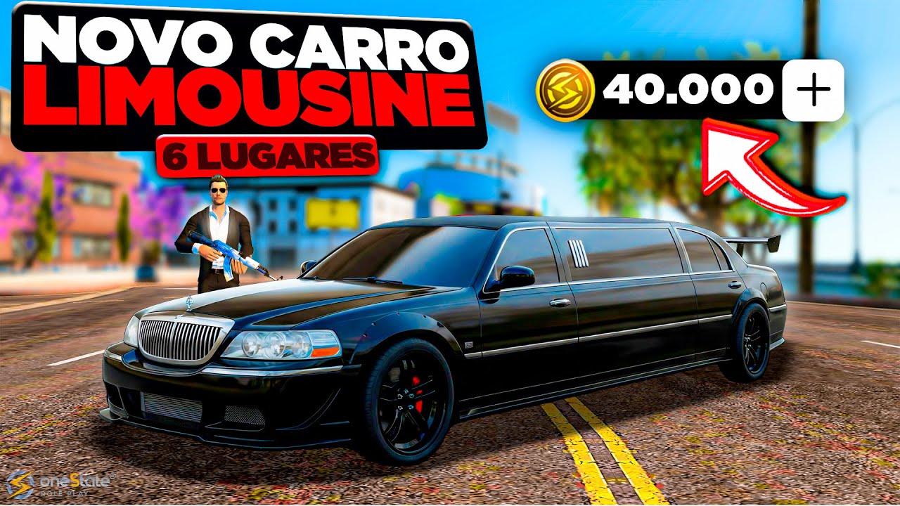 GANHEI A NOVA LIMOUSINE! O ÚNICO CARRO DE 6 LUGARES DO ONE STATE RP
