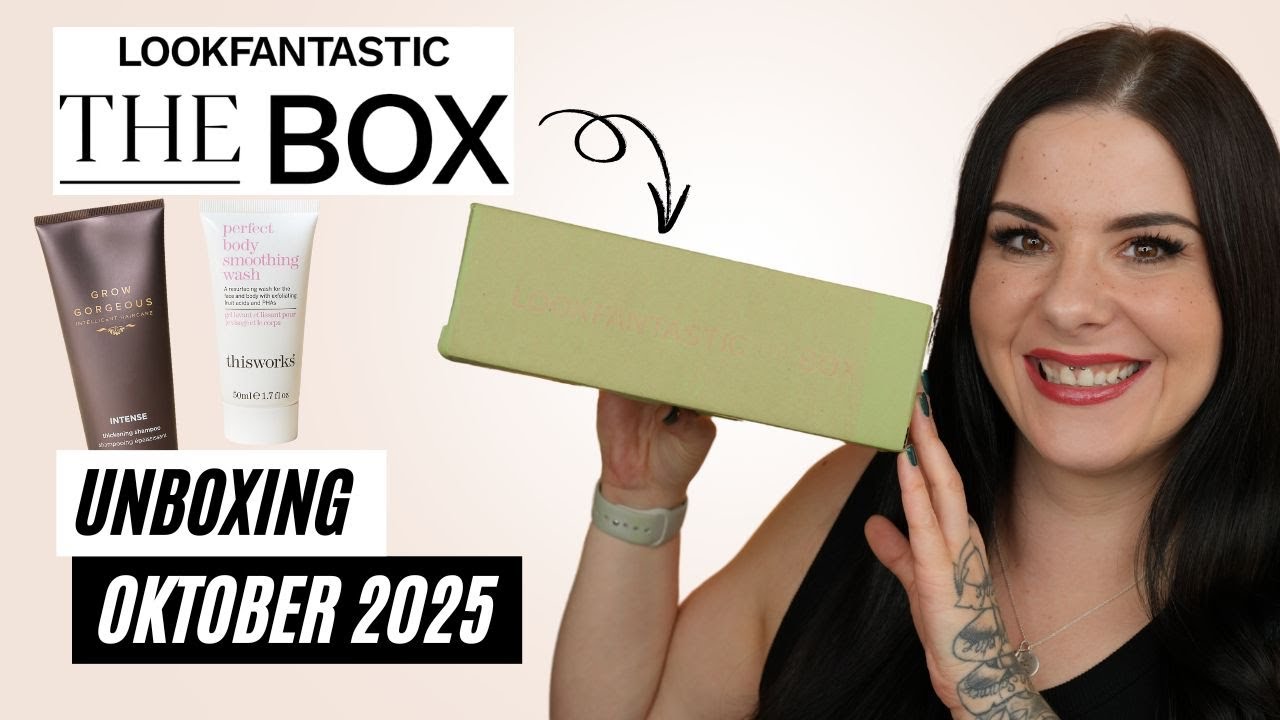 Was ist drin?!🧐  Lookfantastic THE BOX Oktober 2025 Unboxing