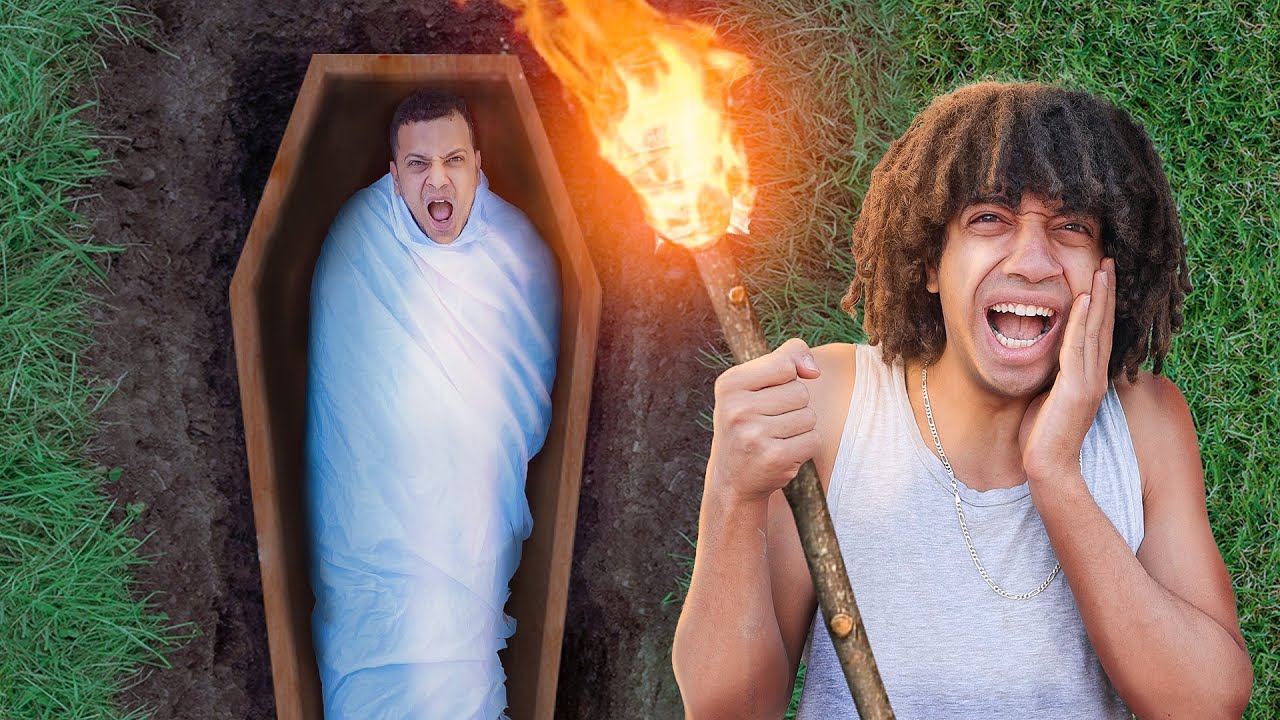 مقلب الدفن في اخويا وهو نايم مش هتصدقوا عمل ايه !! 😨