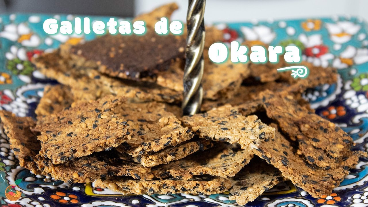 Galletas de OKARA de soya || Sin gluten ni lactosa 💚