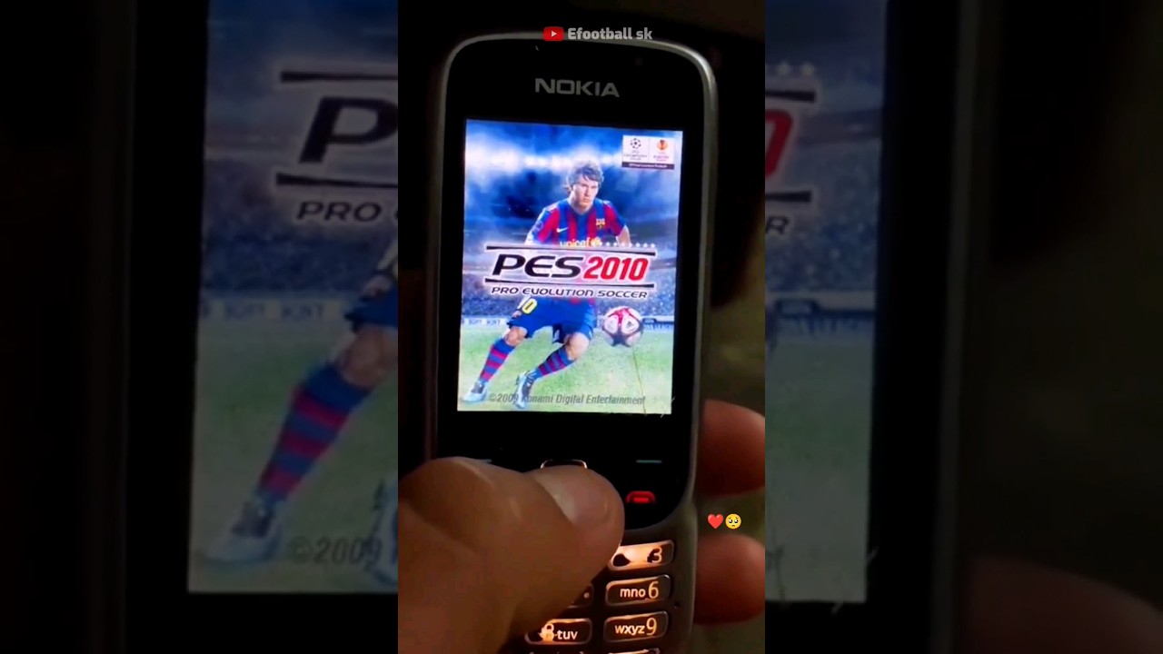 pes 2010 on nokia mobile ❤️😇😱|| #efootball #pes #efootball2023 #shorts