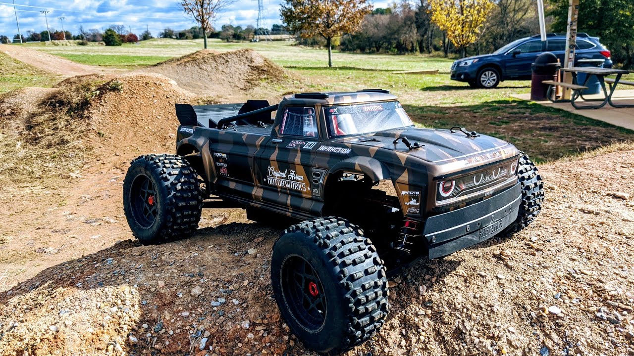 Arrma Mojavition MT. Mojave/Infraction conversion. BIG SHOW at the Old spot
