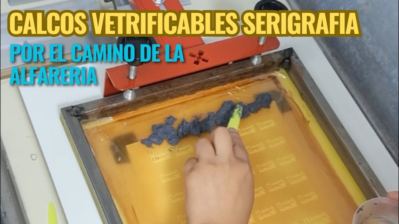 CALCOS Vitrificables SERIGRAFIA | POR EL CAMINO DE LA ALFARERIA