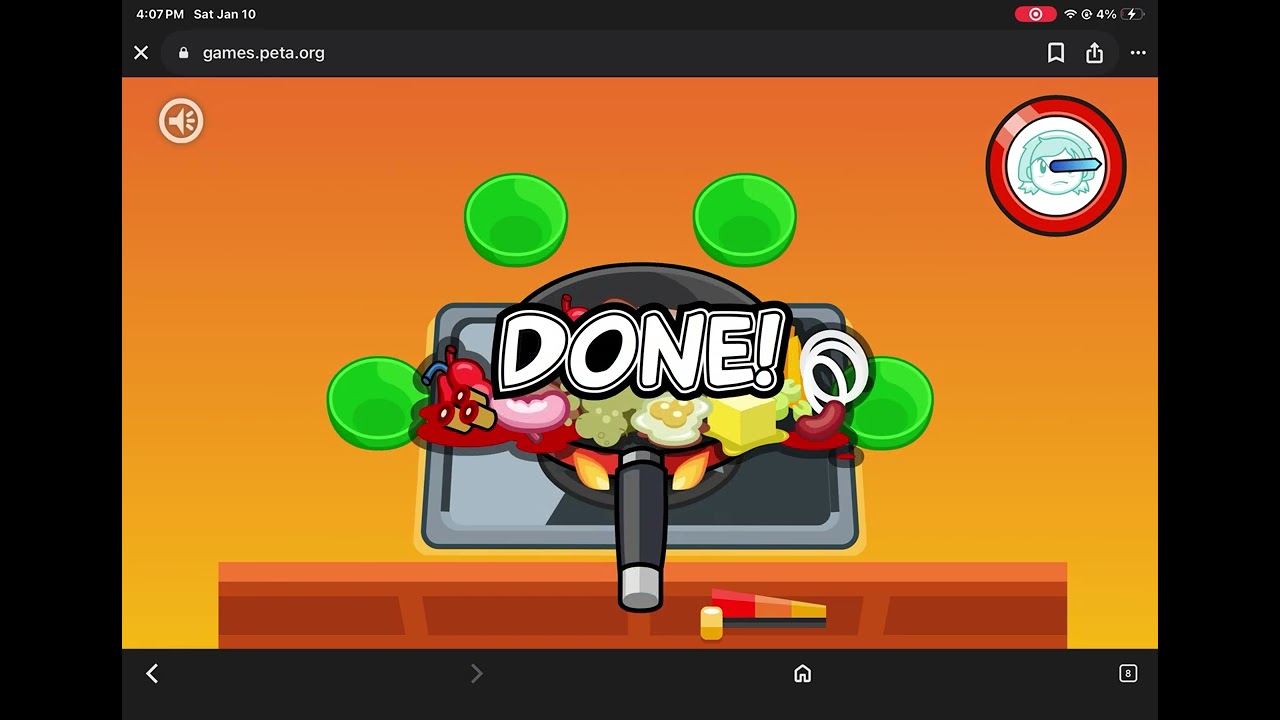 Cooking mama speedrun
