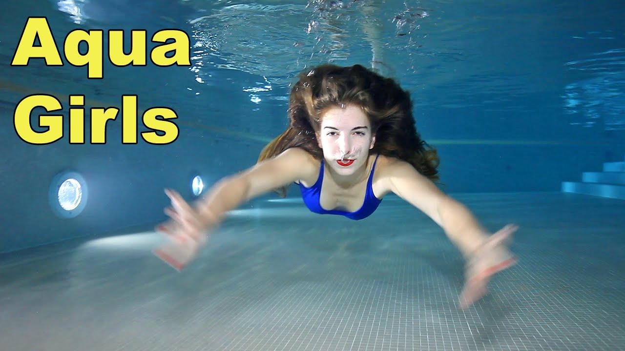 Swimming Underwater Pool Girl