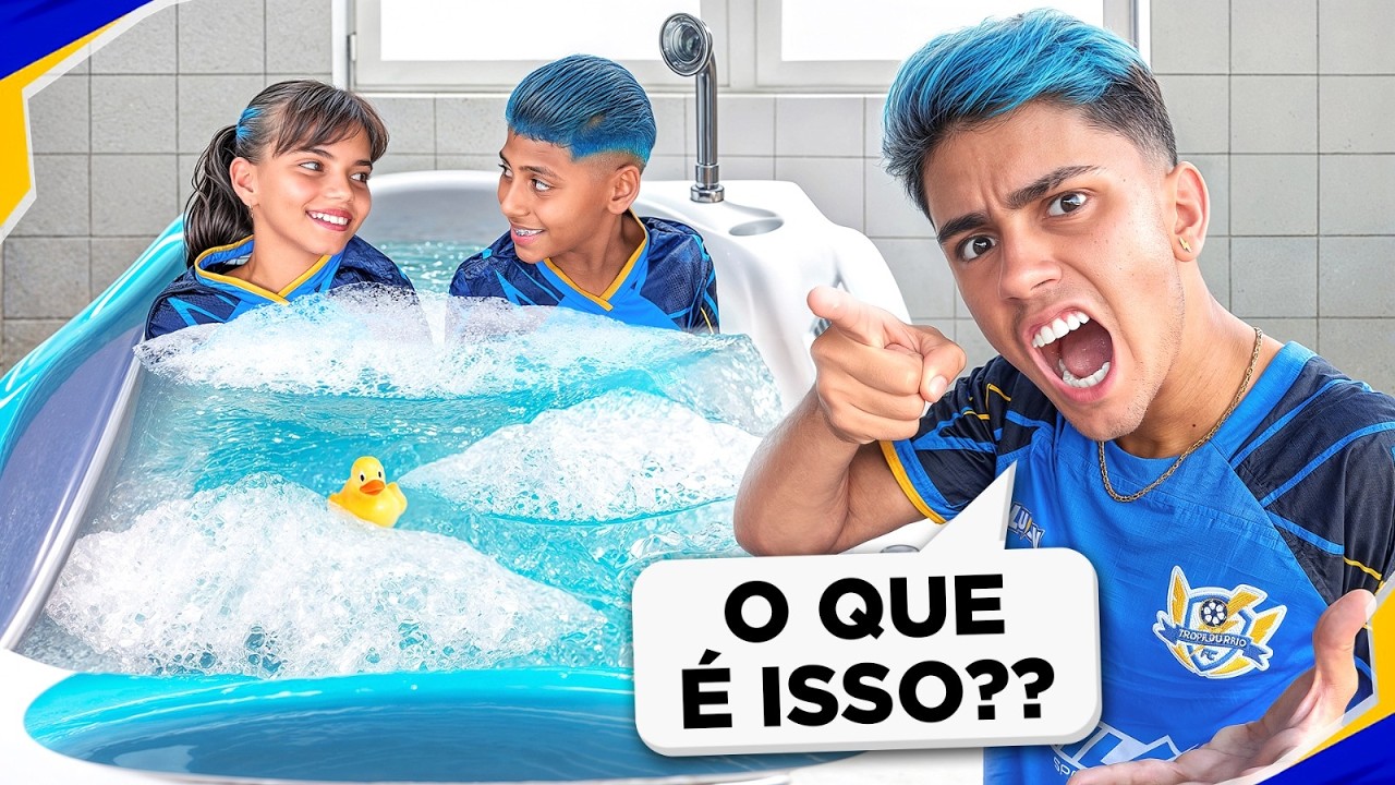 Isaak invadiu minha banheira
