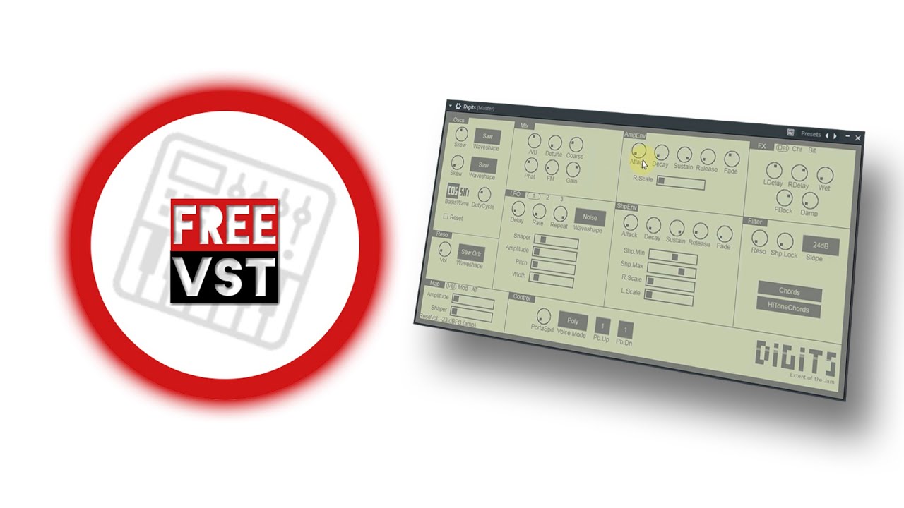 Digits - Extent of the Jam (FREE VST PLUGINS) Review & link