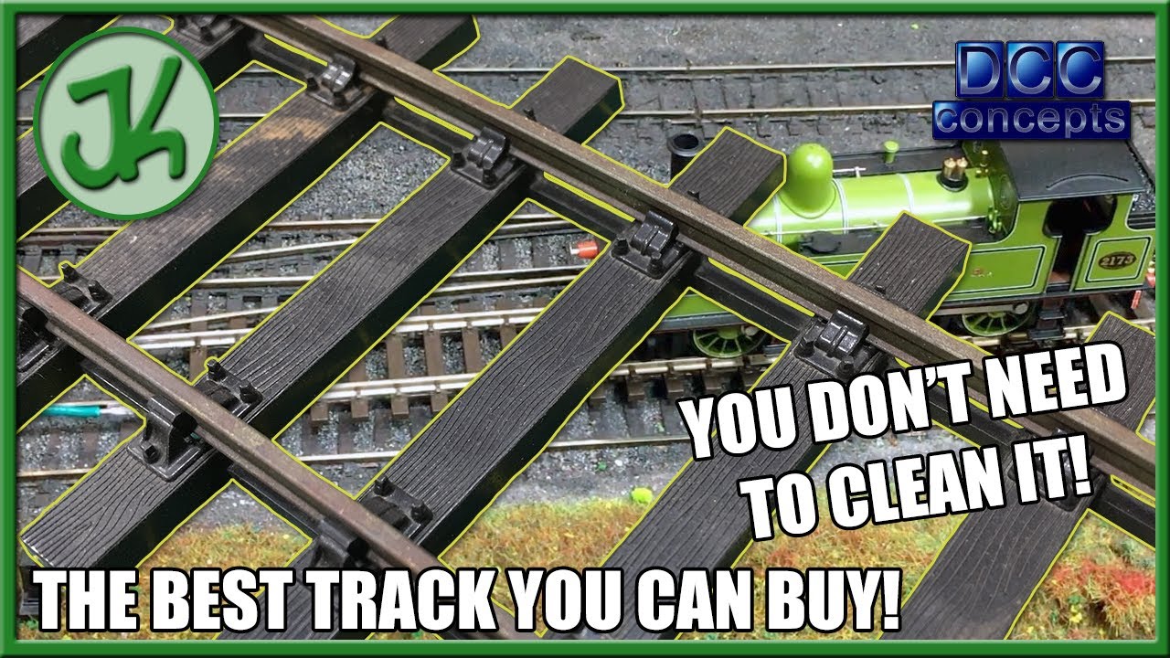 Track You Never Need To Clean? DCCconcepts Legacy Track Range.