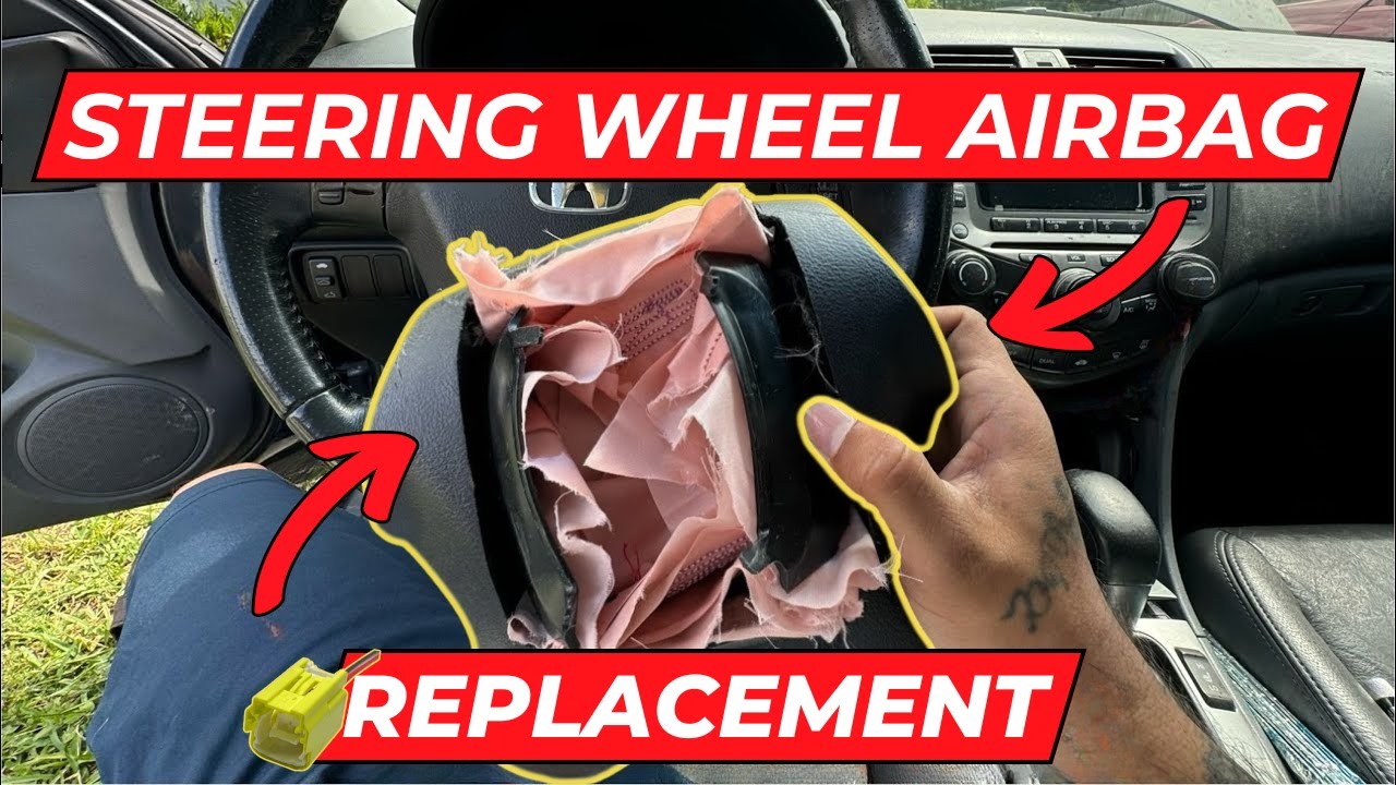 How To Replace Steering Wheel Airbag 2007 Honda Accord (2003-2007)