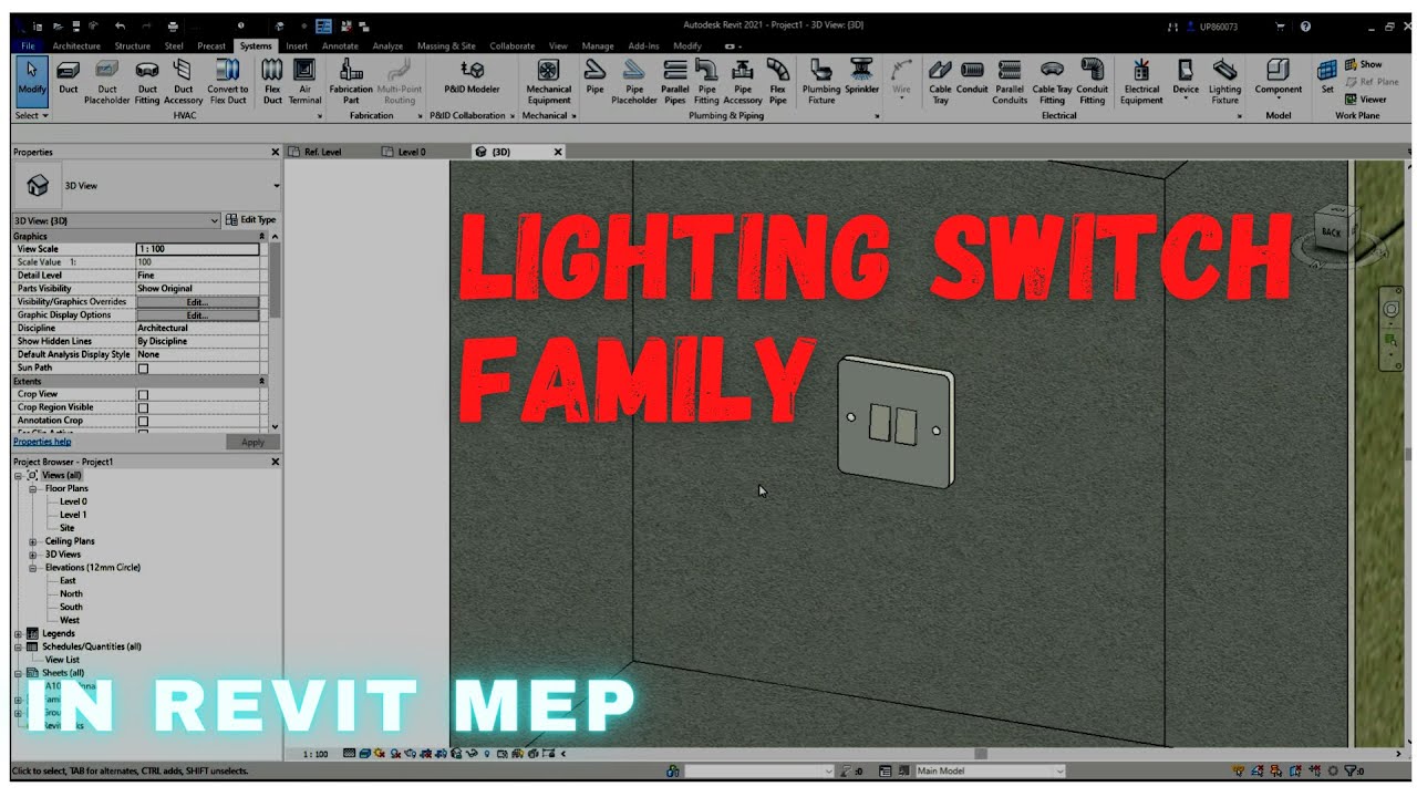 REVIT MEP | Lighting Switch Family