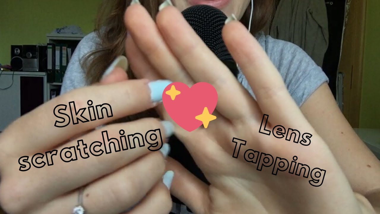 ASMR - SKIN SCRATCHING (Lens tapping, Tickling)🙌😊