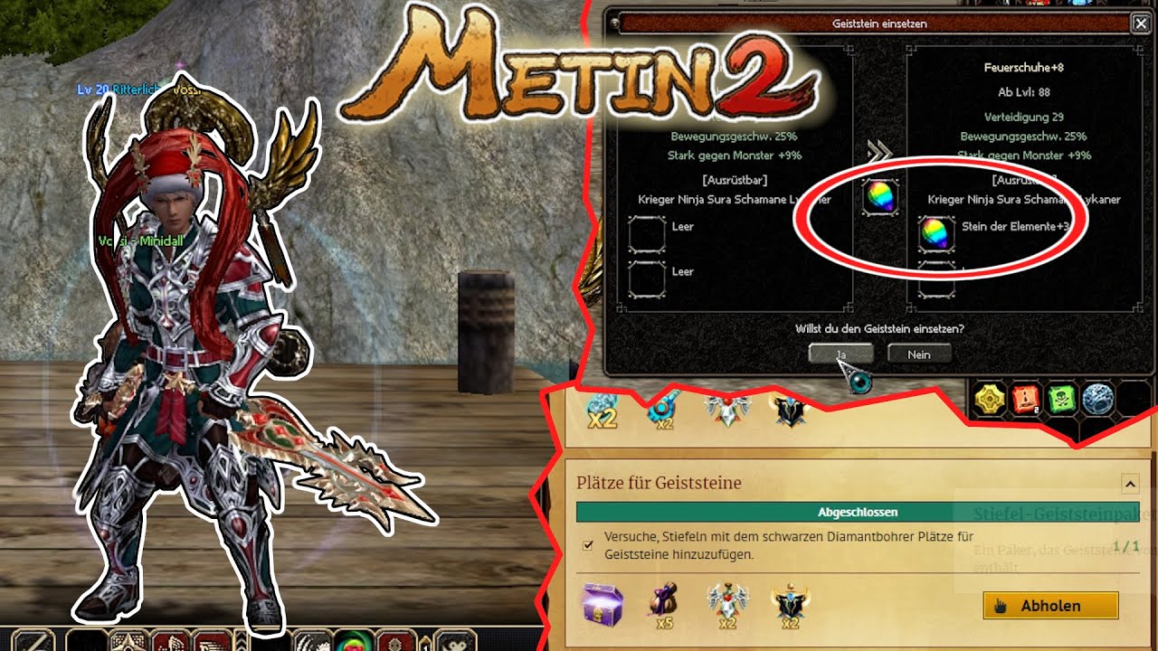 Metin2 Ruby | ELEMENT STEIN / DMG TEST [#03] Let&acute;s Play Metin2.de Vossi