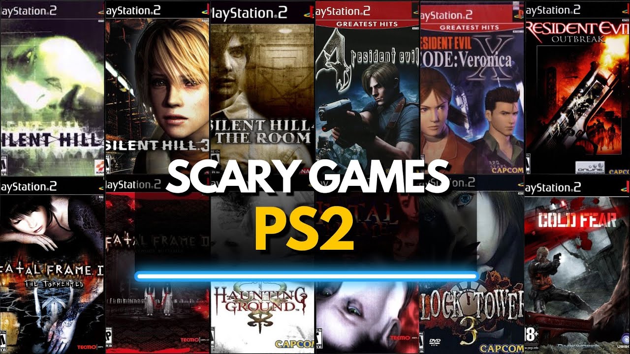 TOP 25 BEST SCARY HORROR GAMES FOR PS2