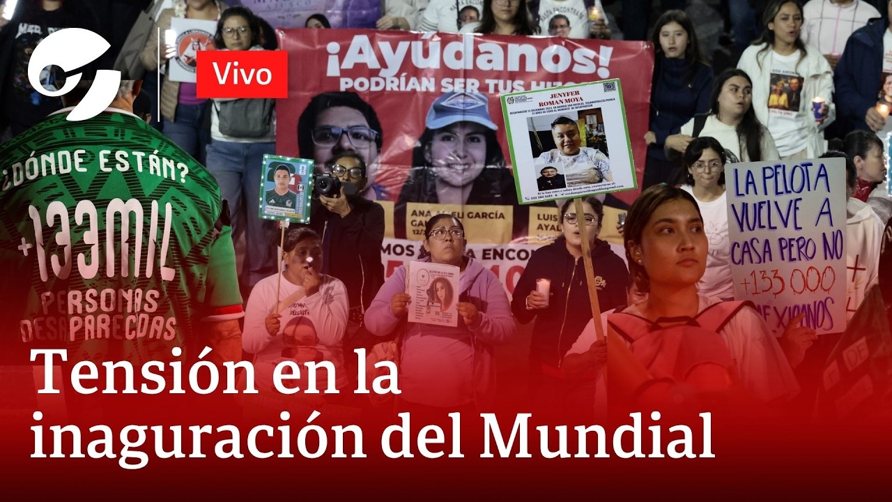 EN VIVO: PROTESTAS EN LOS ALREDEDORES DEL ESTADIO DURANTE LA INAUGURACI&Oacute;N DEL MUNDIAL 2026