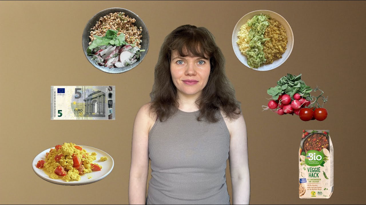 Vegan für 5 Euro am Tag: 3 Mahlzeiten (90g Protein)