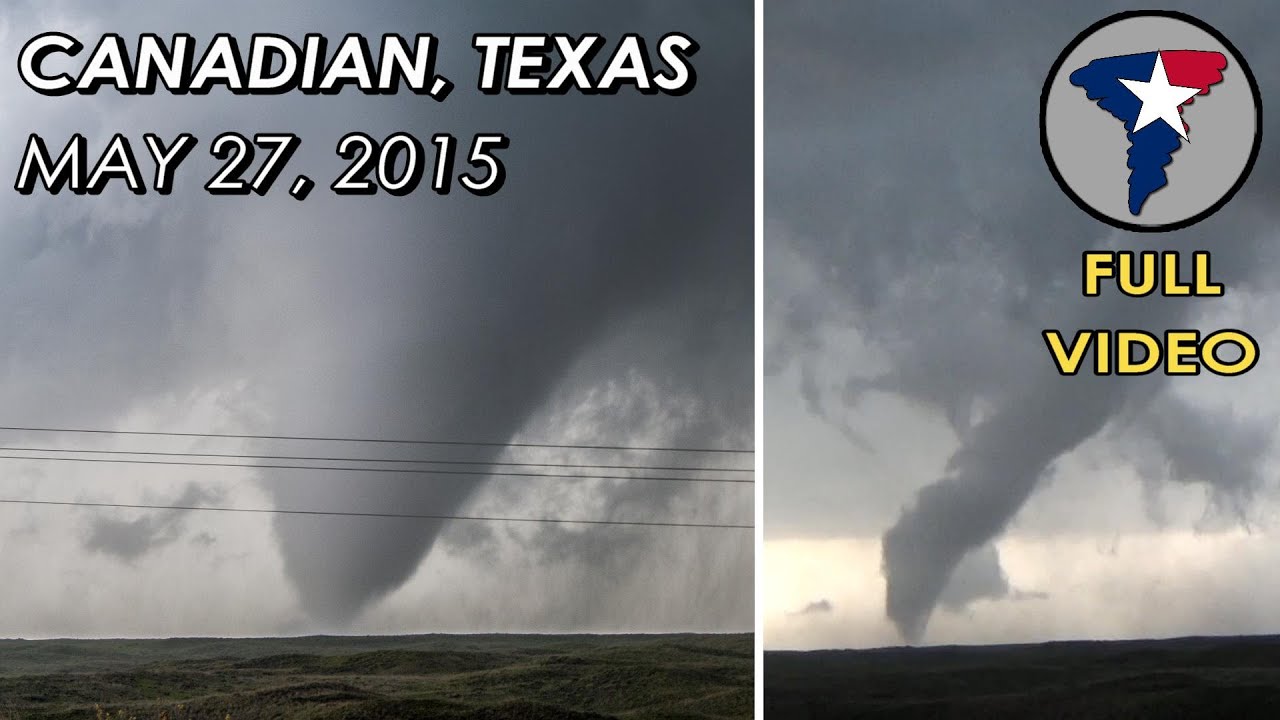 May 27, 2015 • Canadian, Texas Tornado Family (FULL Video)